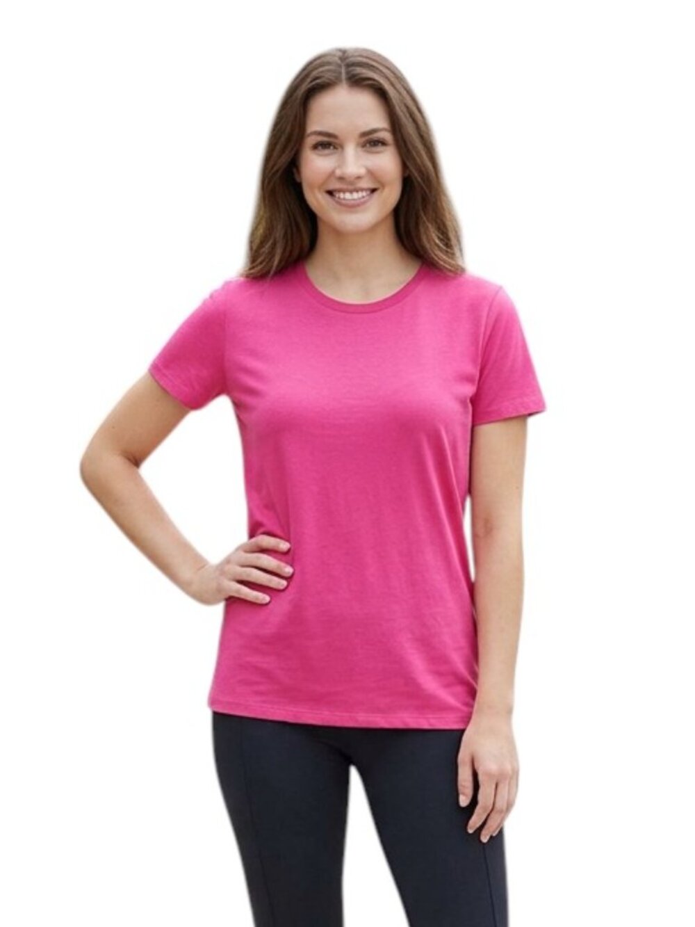Vera Bradley  Pink Cashmere Cadence Essential Tee Top, S
